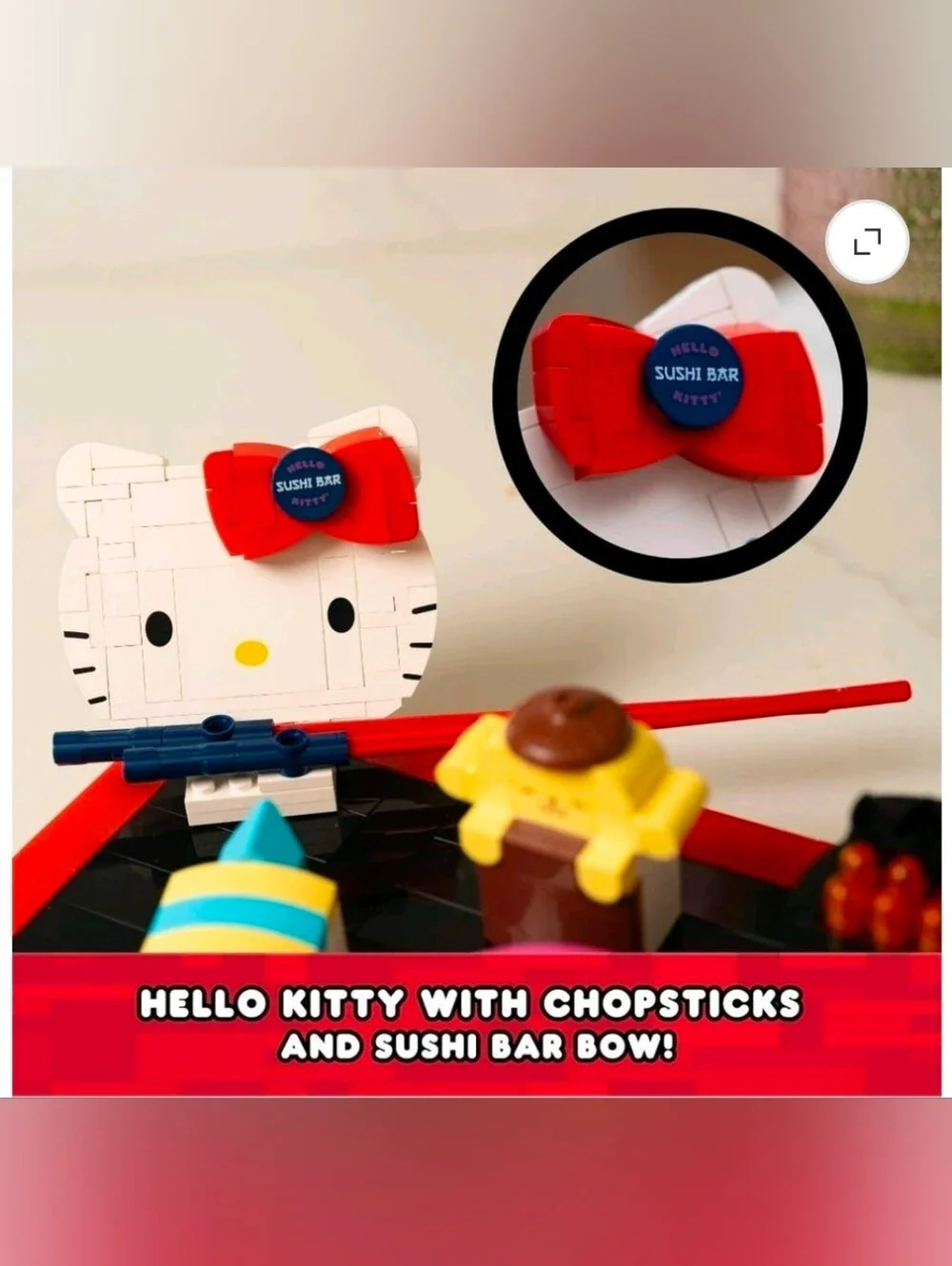 Brickcraft Sanrio Hello Kitty & Friends SushiPlatter Building Set